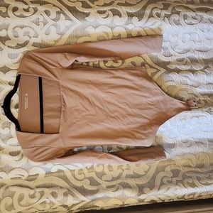 Abercrombie & Fitch medium square neck tan bodysuit nwt